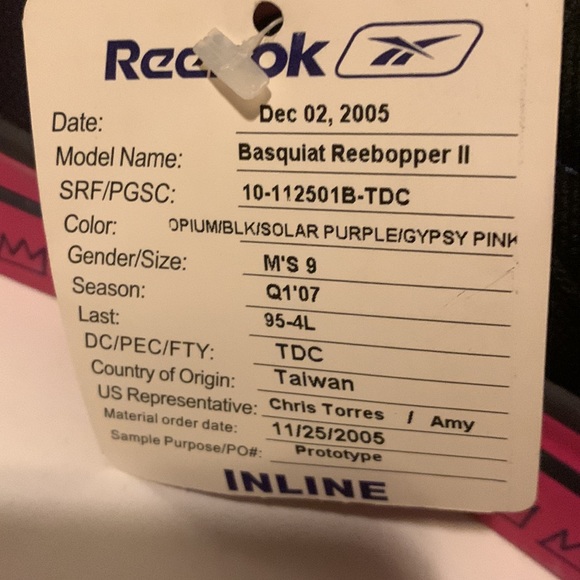 Basquiat x Reebopper 2 ‘Opium’ SAMPLE - Picture 10 of 10